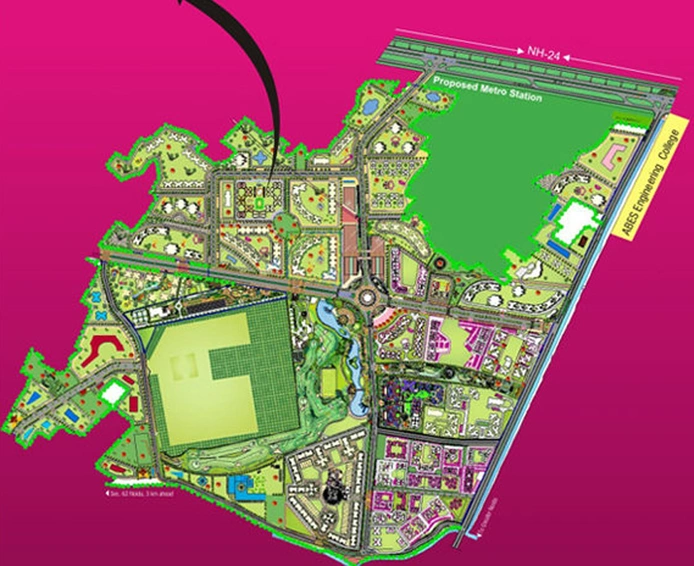 Master Plan of Saviour IRIS in Crossings Republik, Ghaziabad - Image 231874