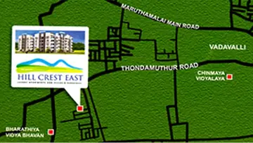 Location of Shree Kumarans Hill Crest East - Image 237780
