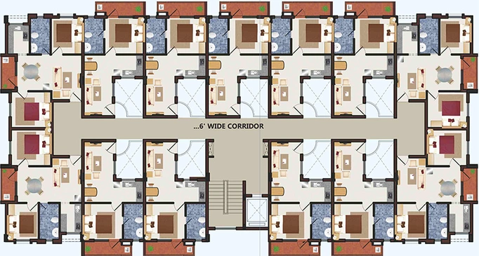 Floor Plan of Sreevatsa Urban Village in Saravanampatti, Coimbatore - Image 240210