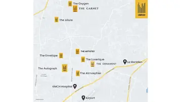 Location of Samridhi The Garnet - Image 340671