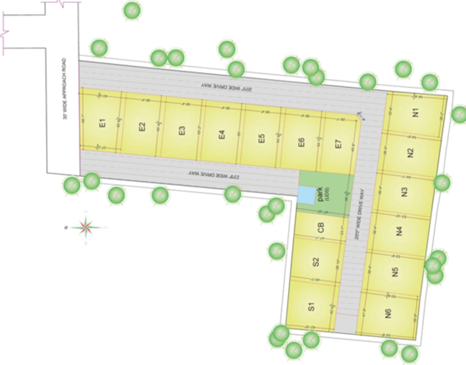 Master Plan of Samridhi The Atmosphier in Kalapatti, Coimbatore - Image 237659