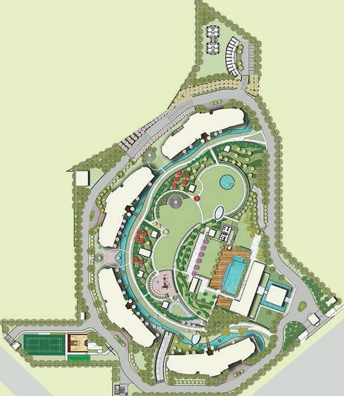 Master Plan of Krrish Provence Estate in Gwal Pahari, Gurgaon - Image 236975