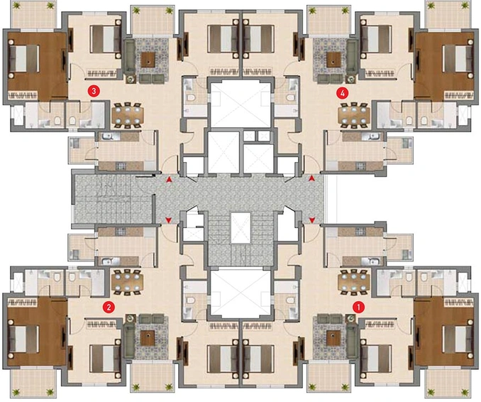 Floor Plan of Hero Homes Mohali 2 in Mohali, Chandigarh - Image 243290