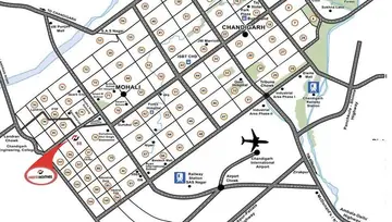 Location of Hero Homes Mohali 2 - Image 243288