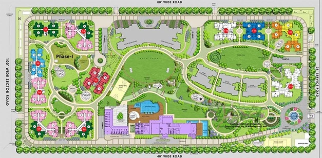 Master Plan of Hero Homes Mohali 2 in Mohali, Chandigarh - Image 243289
