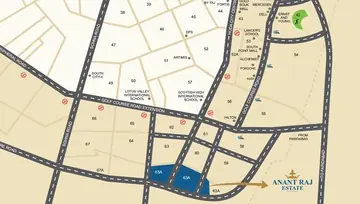 Location of Anant The Estate Villas - Image 236165
