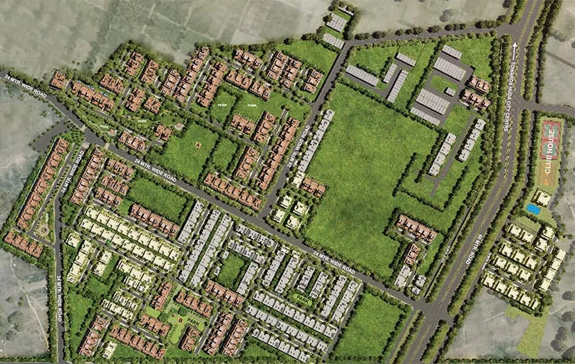 Master Plan of Anant The Estate Villas in Sector 63A, Gurgaon - Image 236166