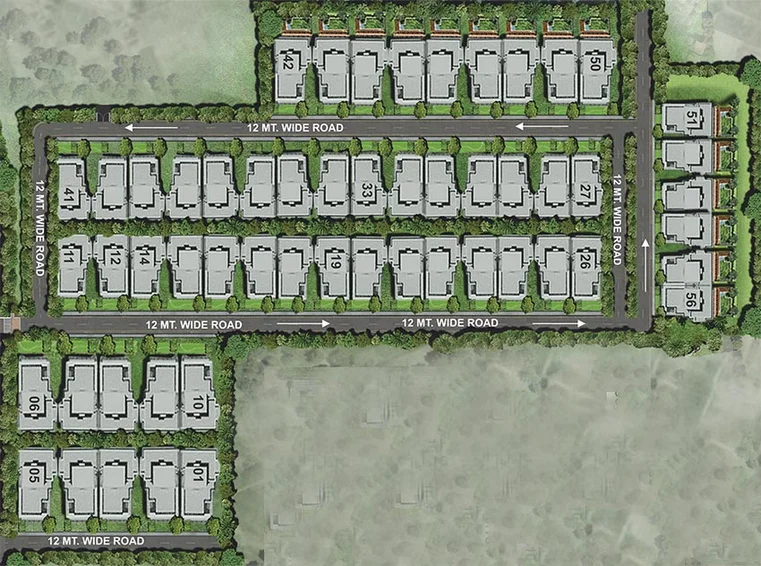 Master Plan of Anant The Estate Floors in Golf Course Road, Gurgaon - Image 236150