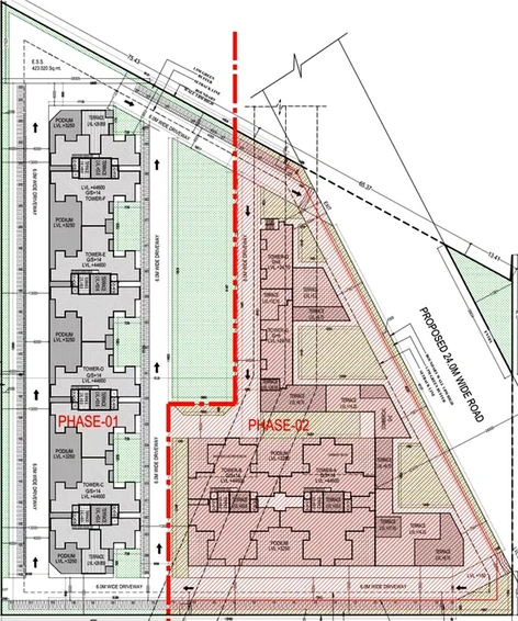 Master Plan of Yashika Green Square in Sector 99A, Gurgaon - Image 237823