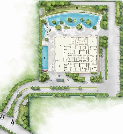 Master Plan of Krisumi Waterfall Suites 2 in Sector 36 A, Gurgaon - Image 236963