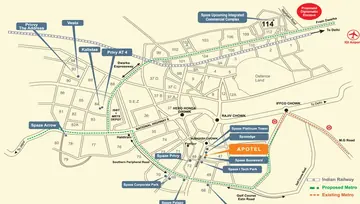 Location of Spaze Apotel - Image 226140