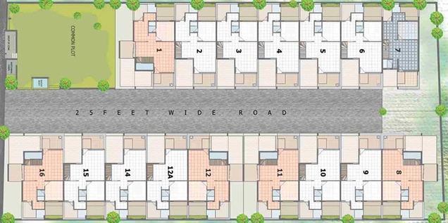 Master Plan of Tatva Bunglows in Vavol, Gandhinagar - Image 231570