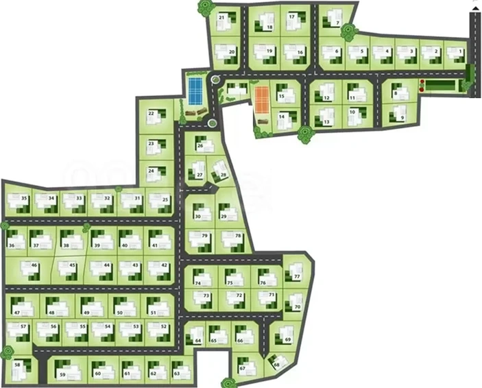Master Plan of Earthspace Greens 1 in North Paravur, Kochi - Image 277461