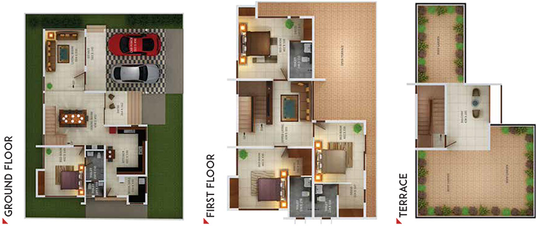 4 BHK House/Villa in Jairaj Symphony in Kakkanad, Kochi - Image 857247
