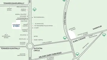 Location of Casagrand Evon - Image 225795