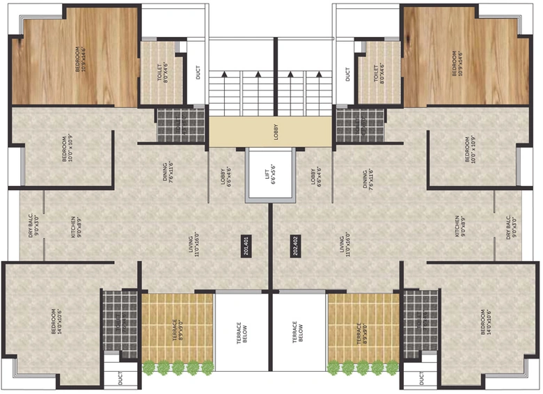 Floor Plan of Pandit Radhakrishna in Shivaji Nagar, Pune - Image 229209