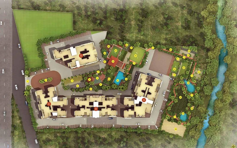 Master Plan of Pandit Red Earth in Urawade, Pune - Image 229216