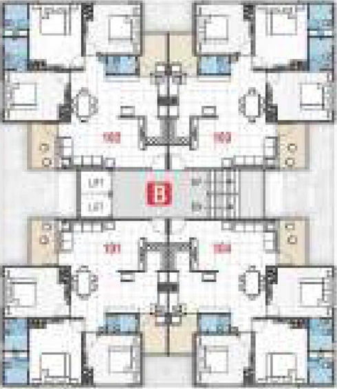Floor Plan of Hari Icon in Nana Chiloda, Ahmedabad - Image 263206