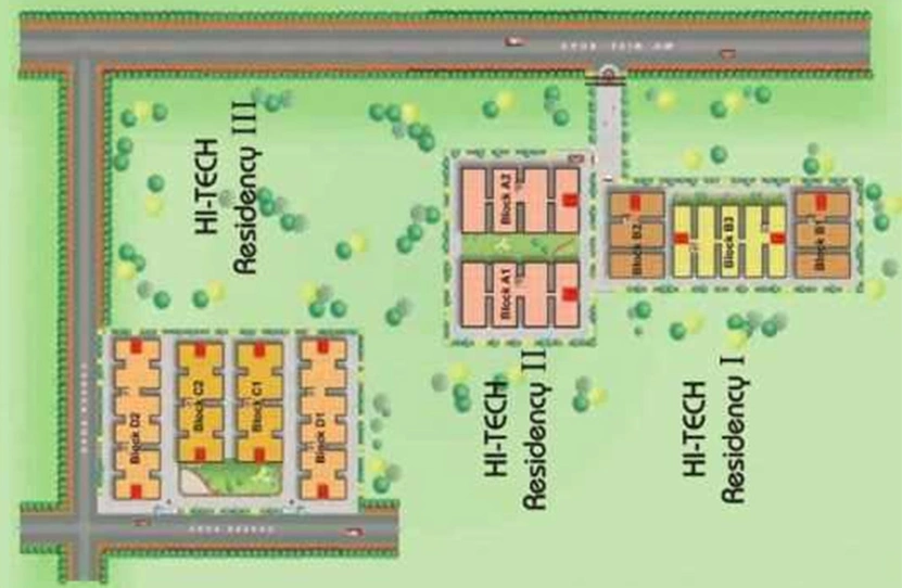 Master Plan of Hi-Tech Residency in Sundarpada, Bhubaneswar - Image 260989
