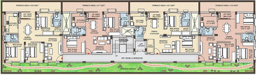 Floor Plan of Mahadev Homes in Tamando, Bhubaneswar - Image 261108