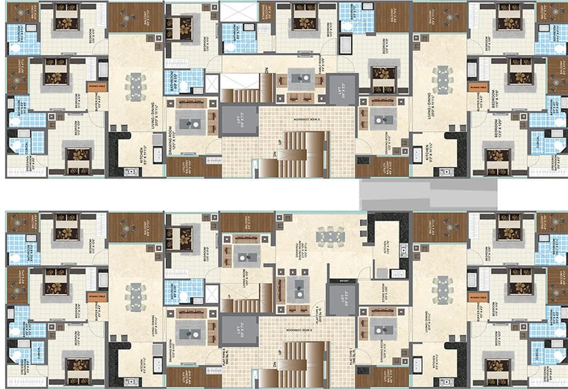 Floor Plan of DND La Foresta in Jagatpura, Jaipur - Image 263953