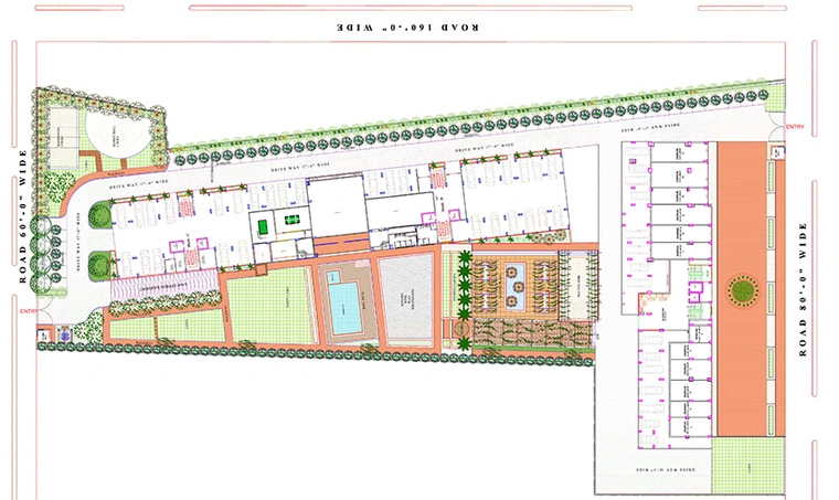 Master Plan of DND Samriddhi Residency in Jagatpura, Jaipur - Image 264318