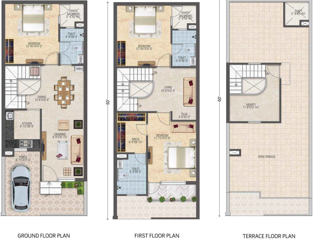 3 BHK House/Villa in Krishna Prime Villas in Vaishali Nagar, Jaipur - Image 851144