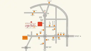 Location of Shri Parasnath Himanshu Shubh City - Image 249351