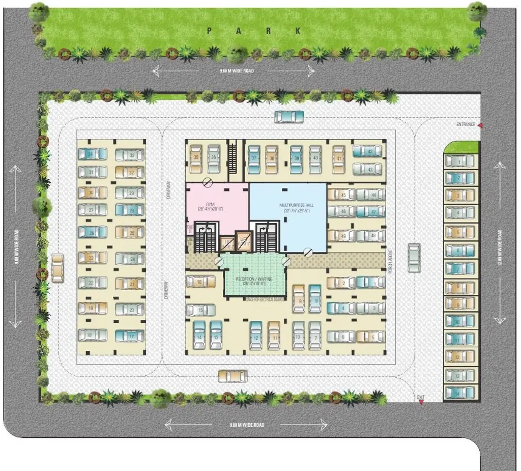 Master Plan of Krishna Alankar Residency in Ram Nagar, Jaipur - Image 313458