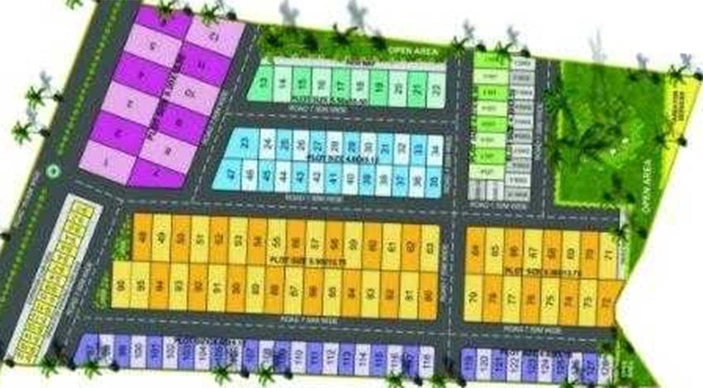 Master Plan of Sheetalnath Sheetal Town 1 in Mandideep, Bhopal - Image 247796