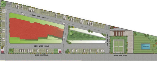 Master Plan of Chandra Exuberance in Sushant Golf City, Lucknow - Image 248507