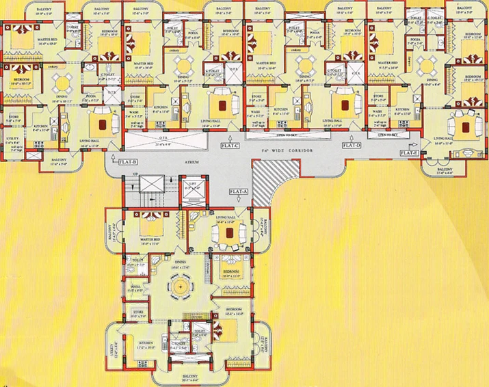 Floor Plan of RR Anandam in K K Pudur, Coimbatore - Image 237926