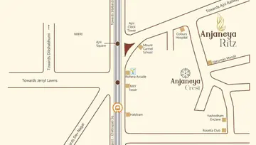 Location of Yash Anjaneya Ritz - Image 251395