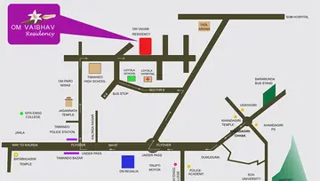 Location of Fortune Om Vaibhav Residency - Image 260968