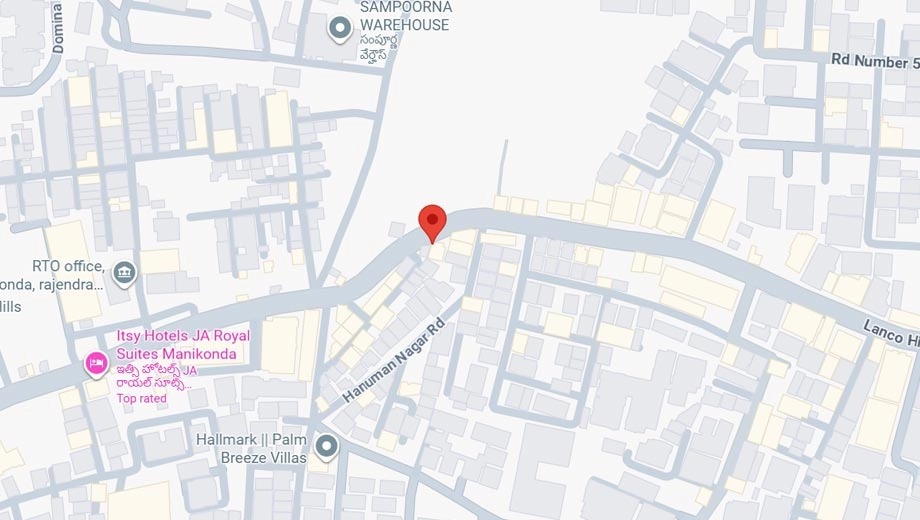Location of Navya Paradise in Manikonda, Hyderabad - Image 316337