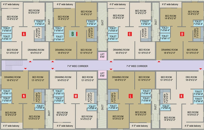 Floor Plan of Intellex Ecotopia in Haridaspur, Bhubaneswar - Image 261016