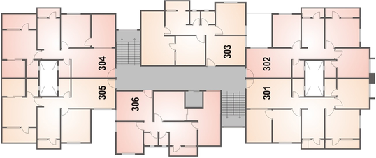 Floor Plan of Raut Shiwani Enclave in Jaitala, Nagpur - Image 251305