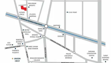 Location of Unison Antriksh - Image 254440
