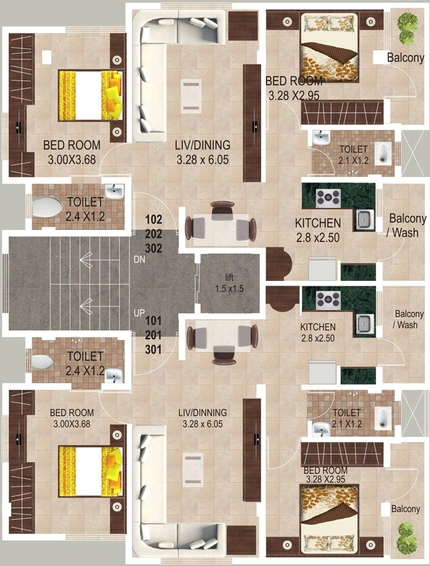 Floor Plan of Raut Shiwani 5 in Manish Nagar, Nagpur - Image 251204