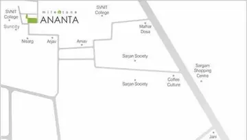 Location of Milestone Ananta - Image 253054