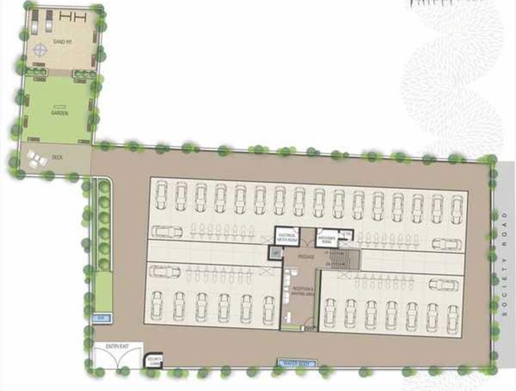 Master Plan of Milestone Ananta in Athwa, Surat - Image 253055
