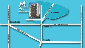 Location of Ayush Square - Image 227100
