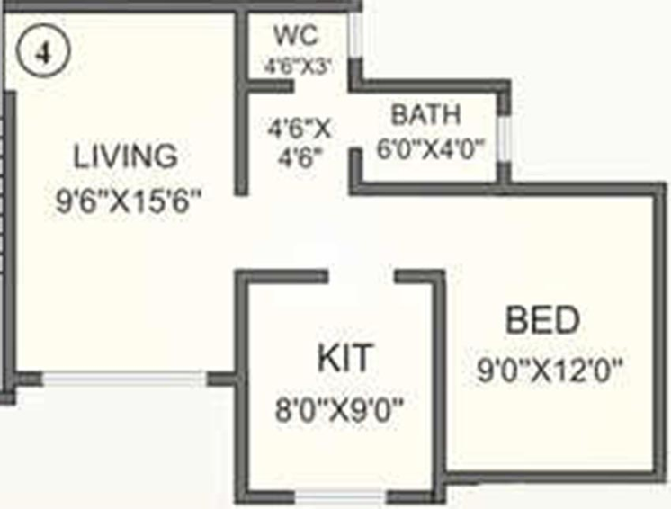 1 BHK Flat in Agarwal Meadows in Virar West, Palghar - Image 835078