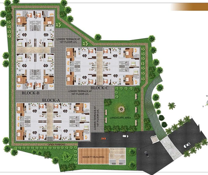 Master Plan of Kokila Royal Garden in Pokhariput, Bhubaneswar - Image 261095