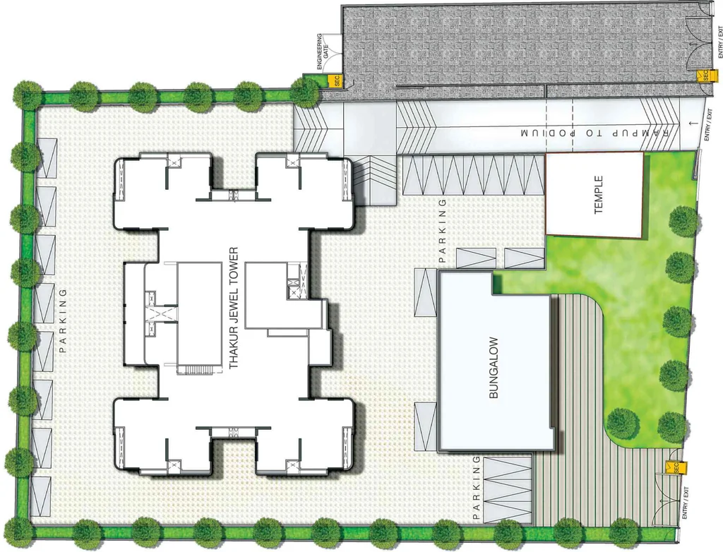 Master Plan of Thakur Jewel in Kandivali East, Mumbai - Image 336833