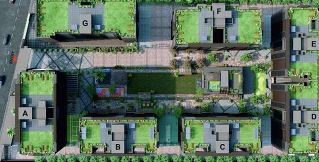 Master Plan of Classic Highland in Makarba, Ahmedabad - Image 262595
