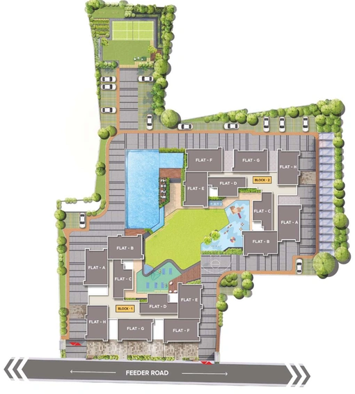 Master Plan of Prabha Anahita in Baranagar, Kolkata - Image 257910