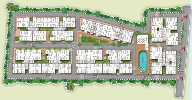 Master Plan of Prabha Aashiyana in Rajarhat, Kolkata - Image 257896