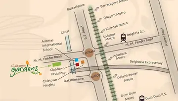 Location of Prabha Clubtown Gardens - Image 257914