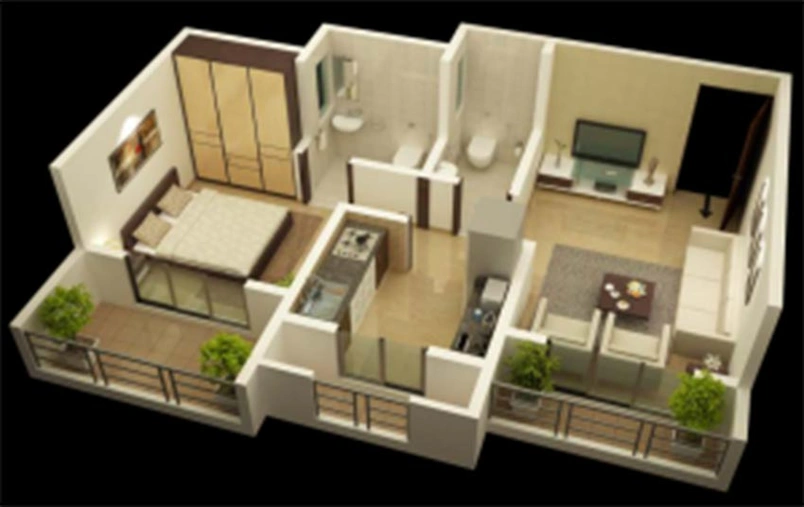 1 BHK Flat in Sethi Raj Viva Maitry Heights in Virar West, Palghar - Image 834764